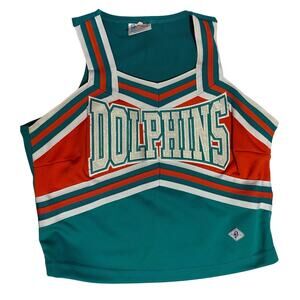 Dehen Miami Dolphins Cheerleading Outfit Size 17x19 Green and Orange